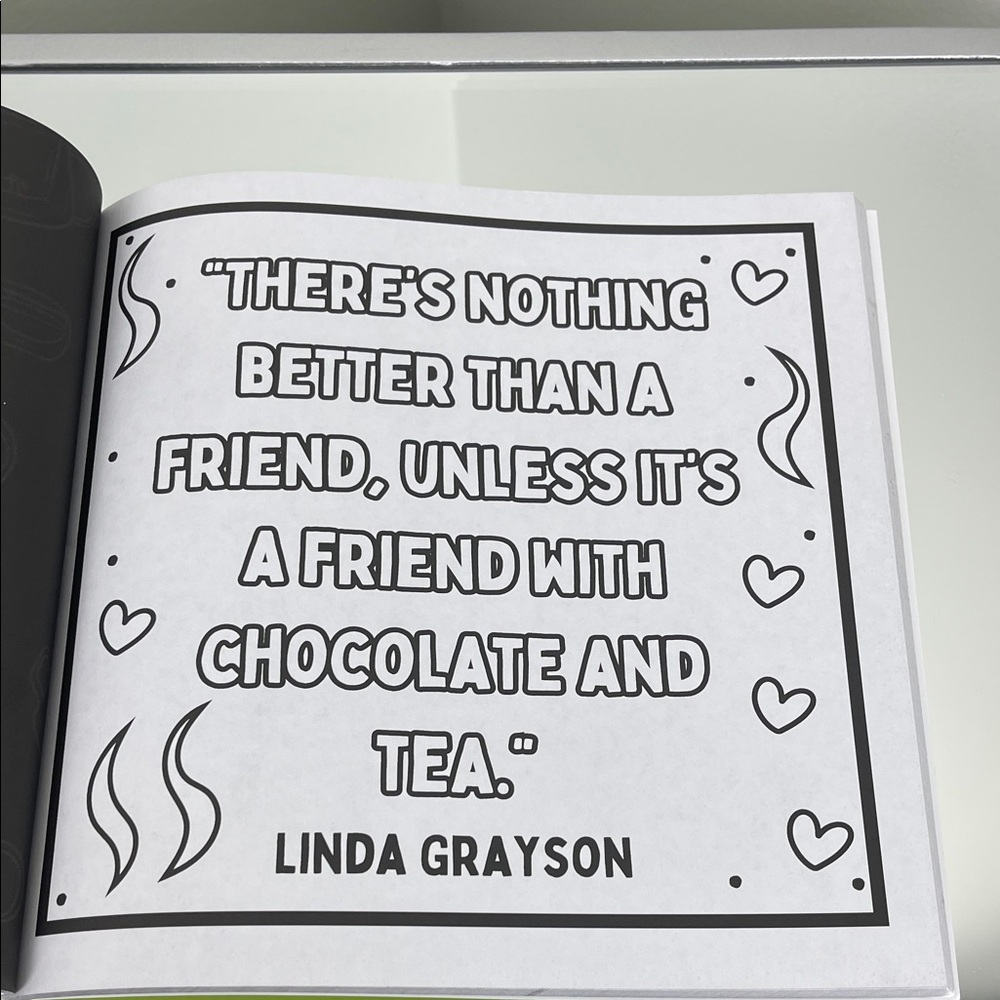 Writeitdown Tea Party Coloring Book - Picture 4 of 6